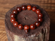 1.5cm印度金星小葉檀手串 小葉檀珠手鏈?zhǔn)执?二胡精品余料 保證正品